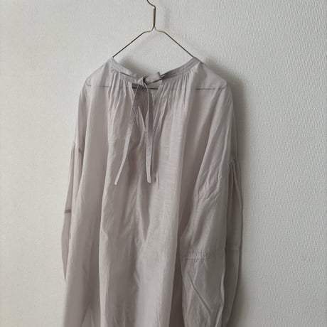 yuni コットンキュプラ gather sleeves blouse