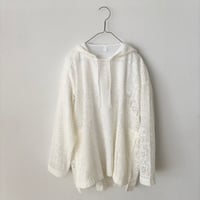 TISSU パッチワークレース パーカー
