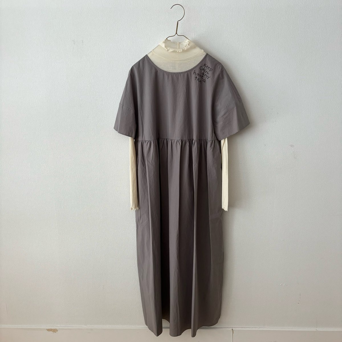 pot and tea 左胸刺繍ワンピース | itonowa Life ONLINE STORE