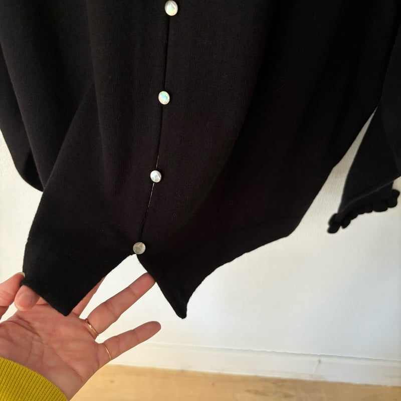 Hands of creation super merino ポイントフリル2wayカーディ
