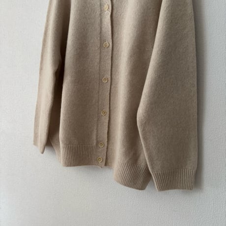 Hands of creation  ウールカシミヤ 7G求心 2way カーディガン