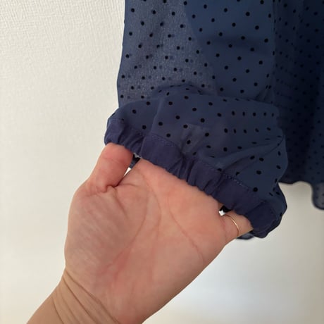 somewearclothing  ネックギャザーフリルブラウス