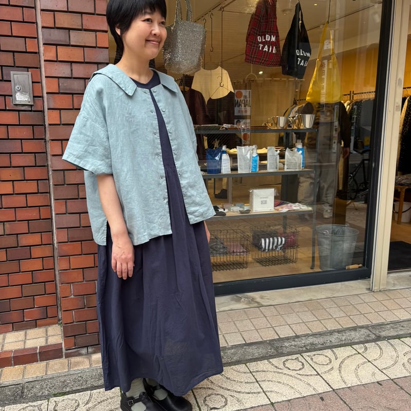 FOG LINEN WORK itonowa Life別注 フラットセーラーカラーブラウス
