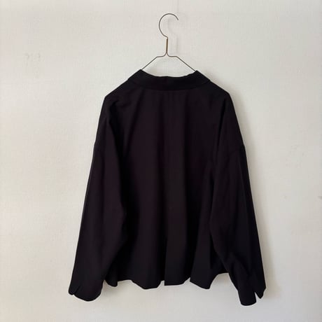 atelier naruse コットンカシミヤ テーラードジャケット・black