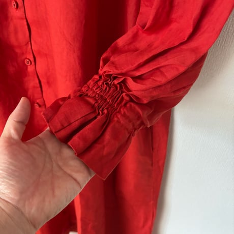 raha ramie製品染め shirts dress