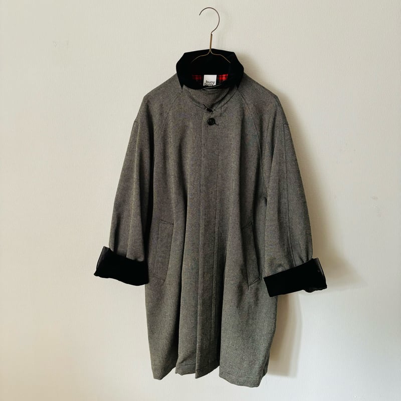buoy buoy LIGHT TWEED ステンカラーコート | itonowa Life