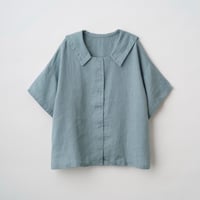 FOG LINEN WORK itonowa Life別注 丸襟 ブラウス・フランボアーズ |