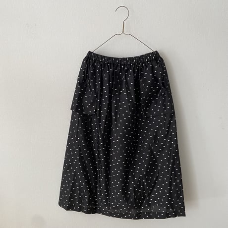 オールドマンズテーラーJACQUARD POLKA DOTS HANGING POCKET SKIRT
