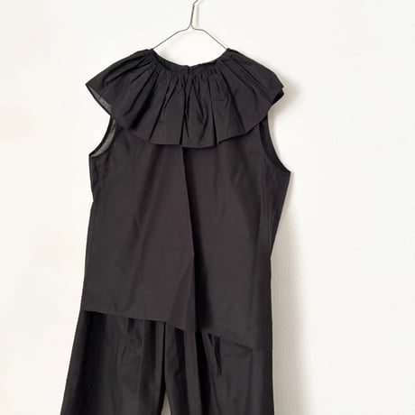 オールドマンズテーラー   SILK COTTON PIERROT COLLAR NO SLEEVE