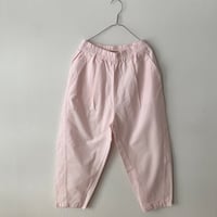 Hands of creation 綿麻バックサテン オーバルパンツ