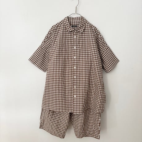 オールドマンズテーラー  GINGHAM CHECK HALF GOM PANTS