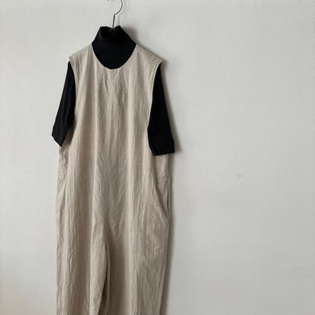 yuni 高密度COTTON LINEN オールインワン