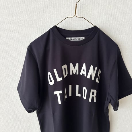 オールドマンズテーラー　OMT RUBBER PRINT CREW NECK SHORT SLEEB TEE ・ NAVY