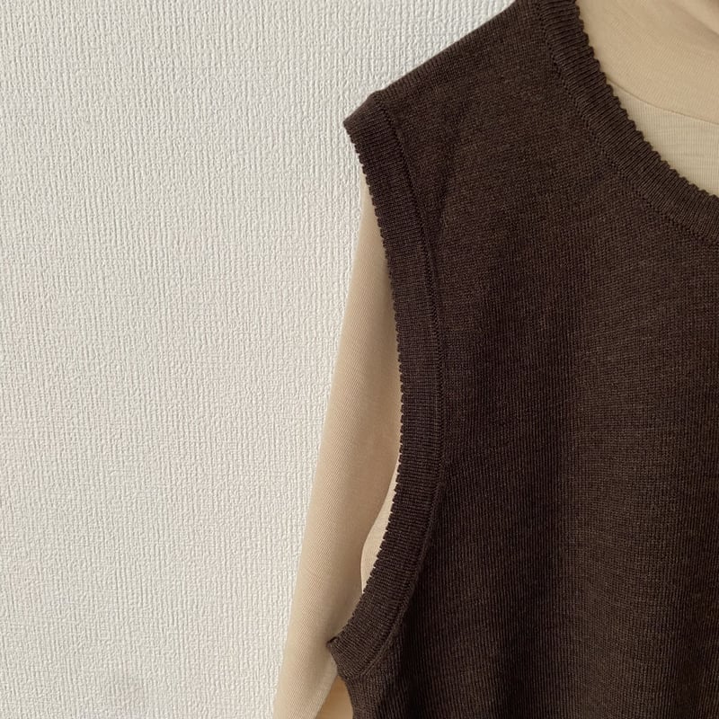 KVIVIT キーヴィット ベスト トップス homspun 未着用美品 homspun 梳毛ベスト | itonowa Life ONLINE STORE
