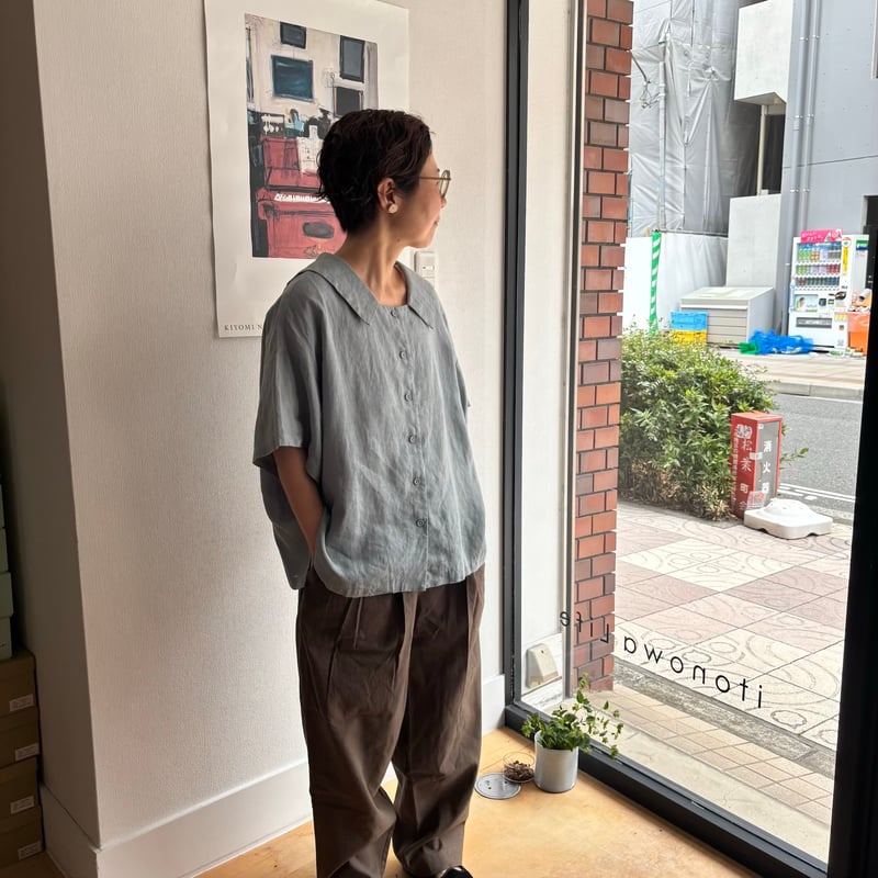 FOG LINEN WORK itonowa Life別注 フラットセーラーカラーブラウス