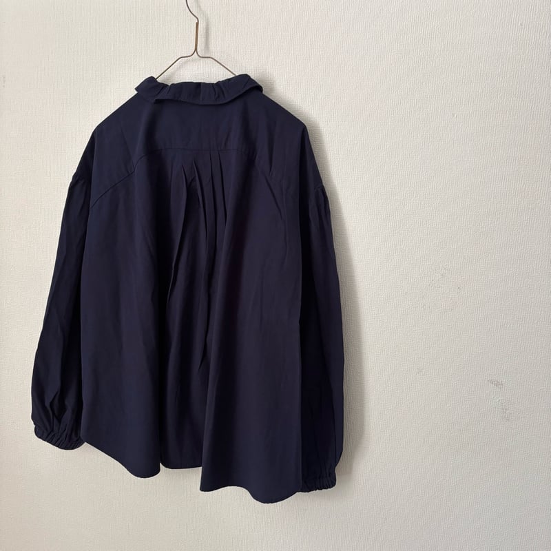 Hands of creation フリルカラーブラウス Hands of creation 高密度ヴィンテージ フリル比翼仕立てブラウス | ito