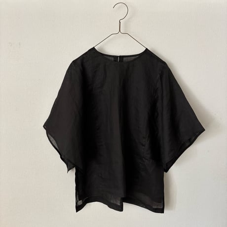 miho umezawa SEE THROUGH square sleeve blouse