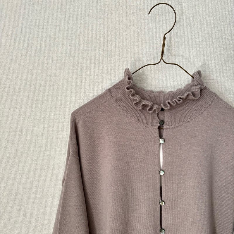 Hands of creation super merino ポイントフリル2wayカーディ