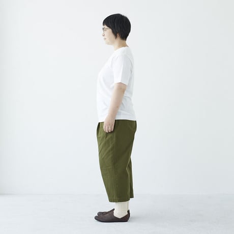 homspun 天竺Tシャツ 半袖 ・TOPダークチャコール(2026SS)