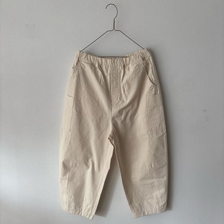Hands of creation Organic Cottonネップウェザークロス イージーオーバルパンツ