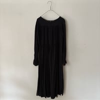 yuni レーヨンコットンキュプラ ティアードワンピース