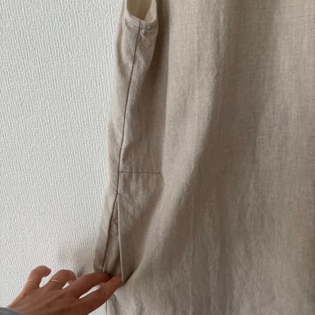 yuni 高密度COTTON LINEN オールインワン