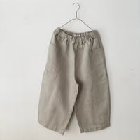 Hands of creation 11オンスリネンデニム サイドポケットキュロットパンツ