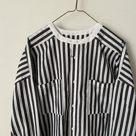 TISSU  タイプライターワーキングロングシャツ