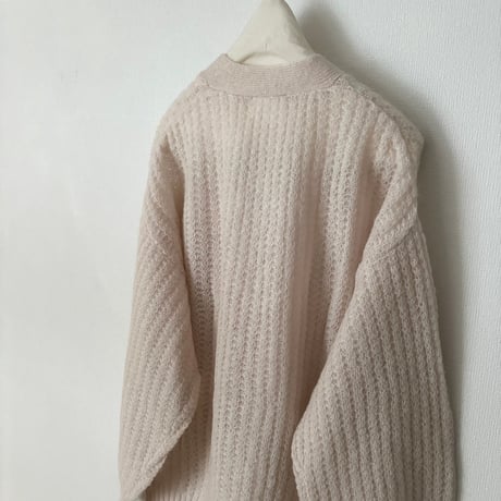 yuni wool Mohair Nylon カーディガン