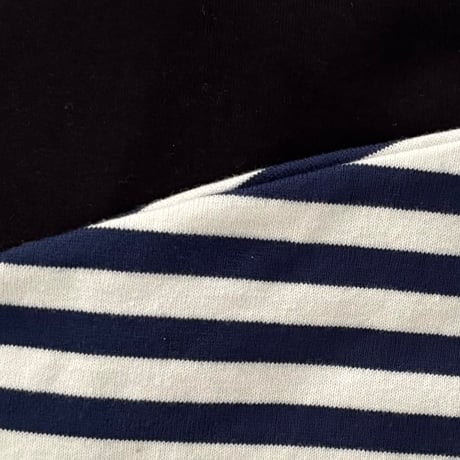 オールドマンズテーラー　裏起毛 BOUDER DROP SHOULDER SHIRT・Navy