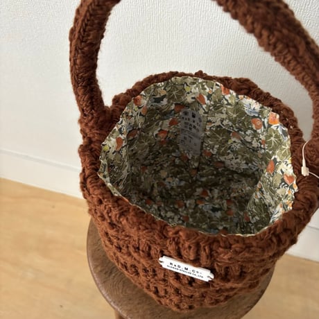 オールドマンズテーラー WILD BERRY FIELD HAND KNIT BASCKET・数量限定