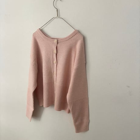 Hands of creation  LINEN WOOL 7G 2wayカーディガン