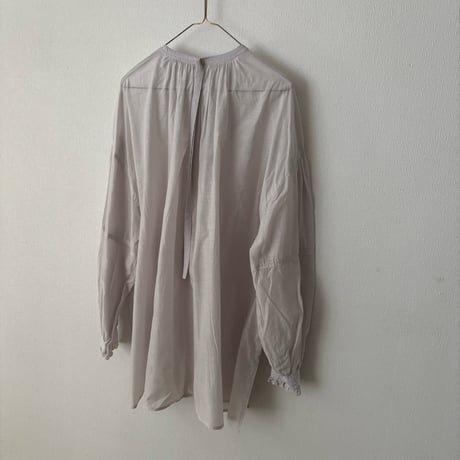 yuni コットンキュプラ gather sleeves blouse
