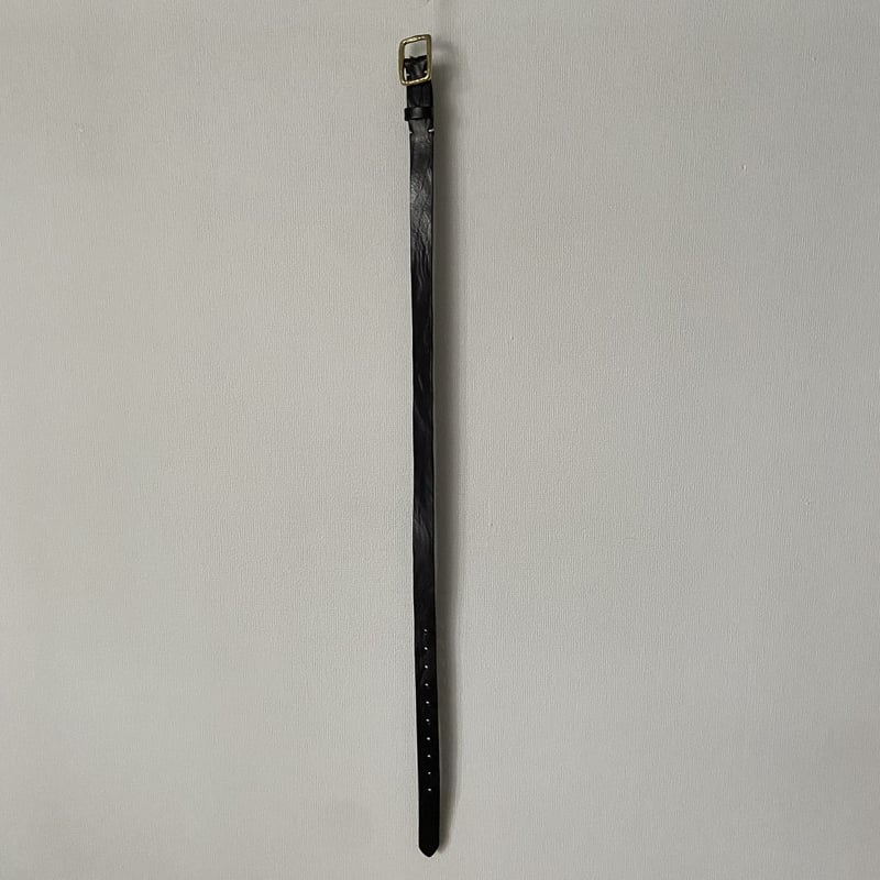 オールドマンズテーラーブラックレザーベルト no. 331 R & D.M.Co-(オールドマンズテーラー)モンタナ レザー ベルト