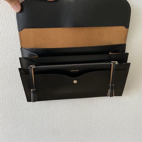 オールドマンズテーラー　 SHOULDER WALLET Black
