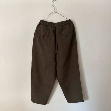 Hands of creation  fanage Linen イージーテーパードパンツ