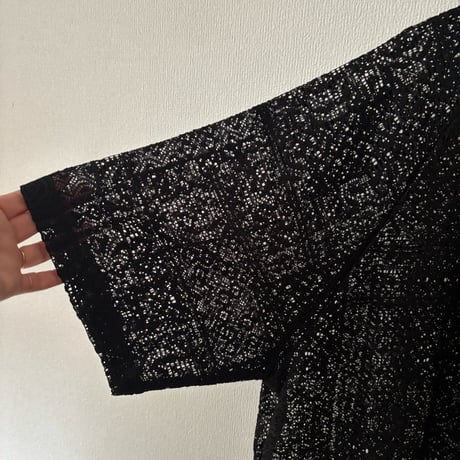 TISSU パッチワークレース スリットワンピース