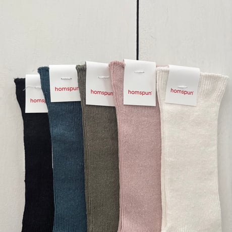 homspun リネンソックス
