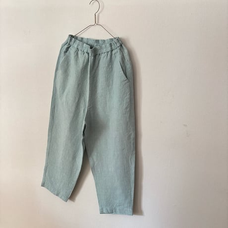 Hands of creation  fanage Linen イージーテーパードパンツ