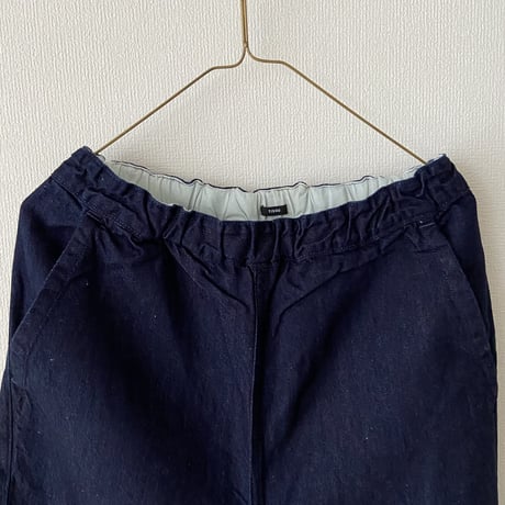TISSU  サフィランリネンデニム イージーテーパードパンツ