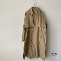 TISSU HIGH DENSITY EFFORTLESS TRENCH・モカ サイズ3