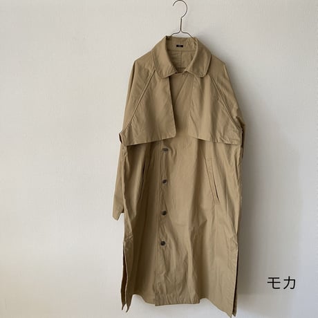 TISSU HIGH DENSITY EFFORTLESS TRENCH・モカ サイズ3
