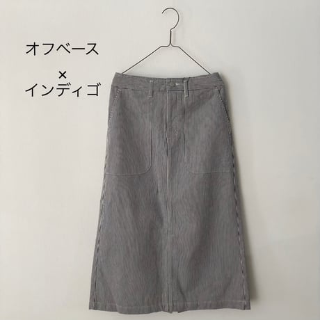 Hands of creation  CLASSICヒッコリーデニムタイトスカート