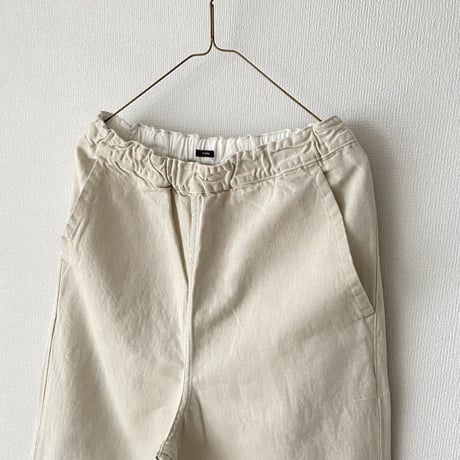 TISSU  サフィランリネンデニム イージーテーパードパンツ