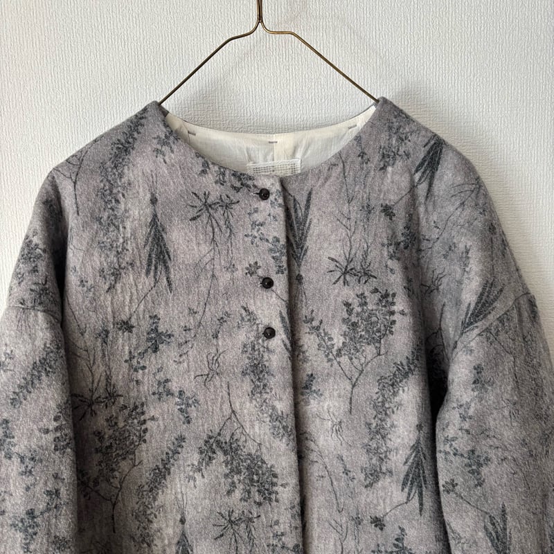 qiri old letter flowers coat | itonowa Life ON qiri old letter flowers coat | itonowa Life ON