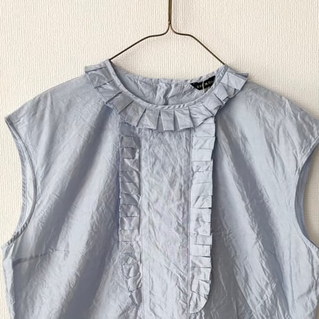 オールドマンズテーラー   PLANE SILK PLEATS ARRANGEMENT  BLOUSE