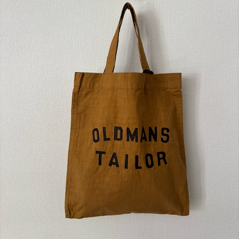 オールドマンズテーラー　OMTプリントトートバッグ　ダークベージュ　m1249g オールドマンズテーラー OMT PRINT MINI TOTE BAG・BROWN | ito