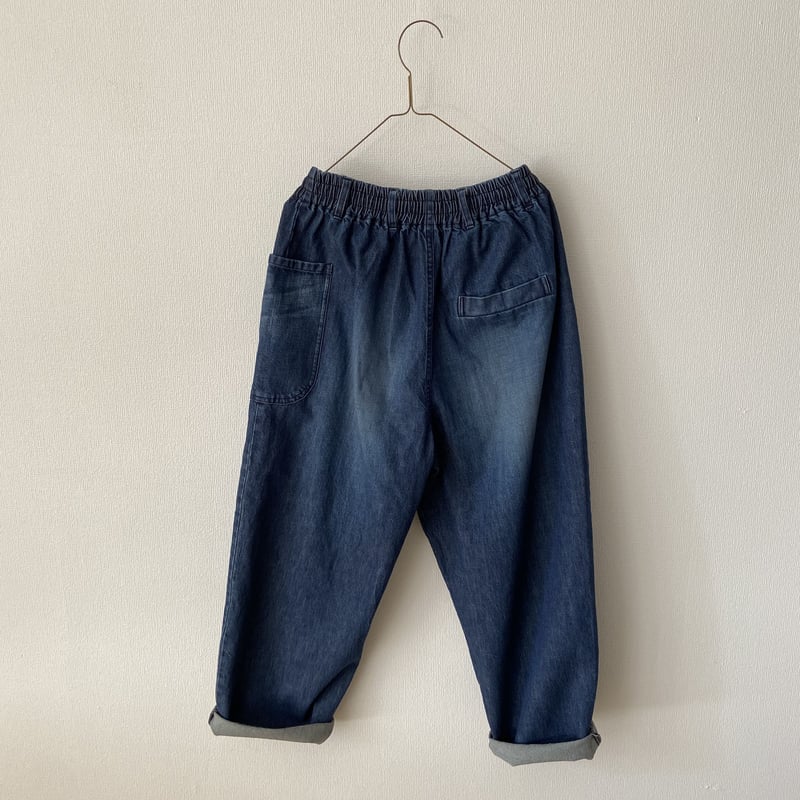 atelier naruse コットンデニムバルーンパンツ ストーン