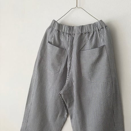somewear clothing サッカーストライプ コクーンパンツ