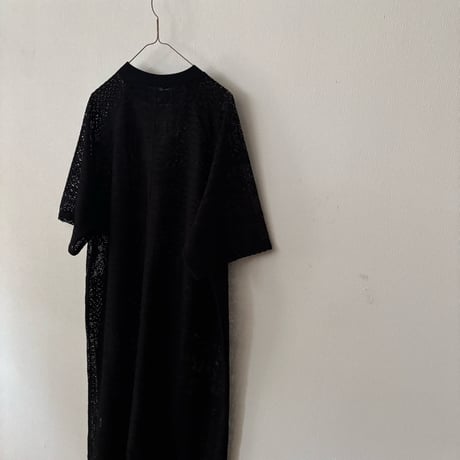 TISSU パッチワークレース スリットワンピース